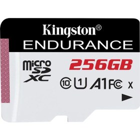 Resim Kingston SDCE 256 GB MicroSDXC Endurance 95R-45W C10 A1 Hafıza Kartı 