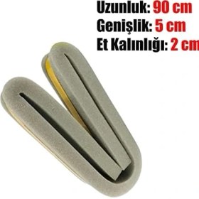 Resim Daders Home Kapı Altı Eşik Sünger Bant Kalın Soğuk Izolasyon Bandı Fitili 90 cm 