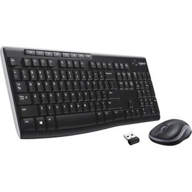 Resim LOGITECH MK270 KABLOSUZ SET USB SİYAH 920-004525 