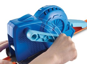 Resim Hot Wheels Track Builder Fırlatıcılı Yarış Seti FLL02 