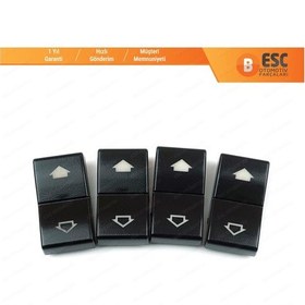 Resim Bmw E39 E381 için 4 Adet Pencere Düğmesi Kapağı 61316904309 N11.1825 