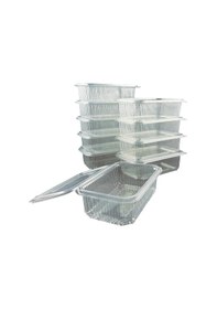 Resim Plastik Sızdırmaz Kap 750gr Cc Kullan At Tek Kullanımlık Plastik Kapaklı Kase 300 Adet 