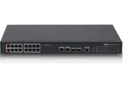 Resim Dahua Pfs4218-16et-240-v3 16 Port Poe 16fe Poe + 2ge Kombo + 2ge Sfp Kombo Toplam 240w Poe Swıtch-23668 