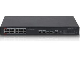 Resim Dahua Pfs4218-16et-240-v3 16 Port Poe 16fe Poe + 2ge Kombo + 2ge Sfp Kombo Toplam 240w Poe Swıtch-23668 