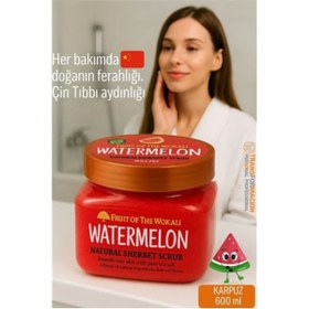 Resim Belle Fusion BFS Profesyonel Karpuz Doğal Peeling - Tüm Vücut Scrub 600 ml 