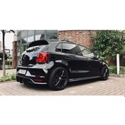 Resim Vw Polo 6c Arka Tampon Splitteri/flap Plastik Mat Siyah 2013 