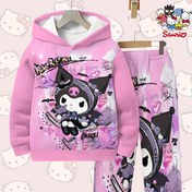 Resim Kız Çocuk Moda Takımları, Kız Çocuk Pantolon Takımları, Klasik Çizgi Film Sevimli, Pembe Havalı Tam Vücut Baskılı Kapüşonlu Sweatshirt ve Pantolon İki Parça Tasarım, Yeni İlkbahar ve Sonbahar Modaları, Nefes Alabilir, Rahat ve Çok Yönlü Moda Giyim, Dış Mekan için 