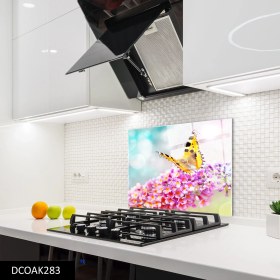 Resim Olinpa Cam Ocak Arkası Koruyucu | Kelebek 