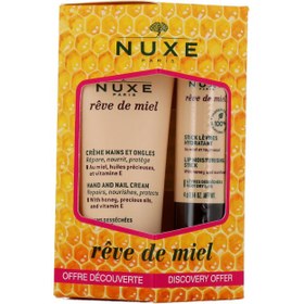 Resim Nuxe Reve De Miel Hand And Nail Cream 30ml - Lip Stick Dudak Bakımı 4g 