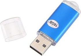 Resim Sreuyong USB Memory Stick Flash Pen Drive U Disk for PC TV Color:Blue Capacity:16GB 