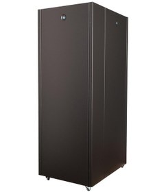 Resim Lande Demonte 42u 600x800 Hyperline Dikili Tip Rack Kabinet Siyah Ön Cam Kapak / Tekerlekli 