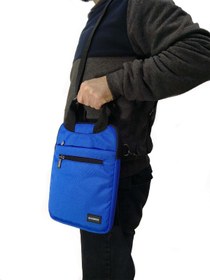 Resim Roxbros Samsung Galaxy Tab A7 Sm-t500 Kılıf - 5 Cepli Tablet Çantası 