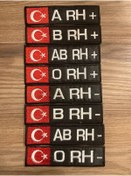Resim StüdyoÜmitTişört AB RH (-) Negatif Model-2 Kan Grubu Patch,Peç,Arma,Logo Ve Kot Yaması (cırt Hediyeli) 