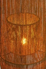 Resim Dekoratif Kağıt İpli Kanguru Lambader 