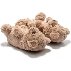 Resim Twigy Teddy Kadın,Garson Boy Hayvanlı Panduf Kahverengi 36/41 AA0663 Kahverengi 