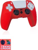 Resim beboncool IV-P5227 Terletmez Playstation 5 Ps5 Dualsense Joystick Silikon Kılıf 
