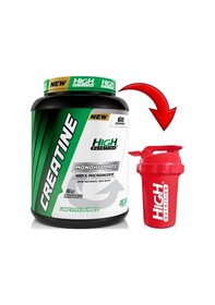 Resim High Nutrition Mikronize Creatine Monohydrate 300 G 60 Servis 1 Serviste 5 G Kreatin Kreatine Saf Aromasız + Shaker 