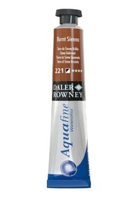 Resim Daler Rowney Aquafine Tüp Sulu Boya 8Ml 221 Burnt Sienna 