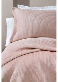 Resim Yataş Bedding Digna Çift Kişilik Yatak Örtüsü Seti - Pudra 