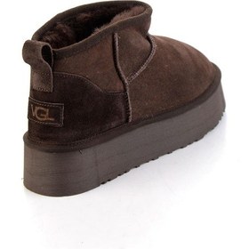 Resim Kahve Hakiki Deri Kadın Bot & Bootie K02502020702 Kahve 