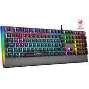 Resim Rampage Kb-r210 Favory Kristal Red Switch Kablolu Rainbow Mekanik Oyuncu Klavye 