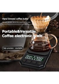 Resim Sones Pil Modeli 2kg/0.1g Taşınabilir Alet Kutusu Dijital Ölçek Mücevher Tartım Aleti Zamanlama İle 