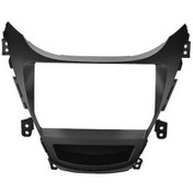 Resim Novahub Hyundai Elantra 2012-2015 Çift Din Radyo Çerçevesi - Kolay Montaj Abs Malzeme, Siyah, 9 Inçlik Kurulum Trim Kiti 