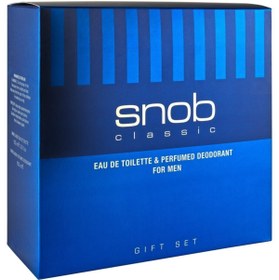 Resim Snob Classic Edt 100 ml + Deodorant 150 ml Hediyeli Kofre 