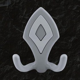 Resim Nilay Askı Askılık Gri Vestiyer Duvar Askısı Dolap Elbise Portmanto Askılığı Plastik (5 ADET) 