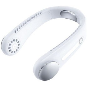 Resim Chaos Bask Yeni Yarı Iletken Soğutma Kanatsız Boyun Fanı Soğutma Buz Açık Taşınabilir Asılı Boyun Klima 7415 Boyun Yok 2 Kollu 500 Adetten Az 