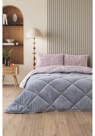 Resim Nordelle Battal Boy Lüx Wellsoft Yorgan Çift Taraflı - 2 Adet Yastık Kılıflı Yorgan Seti 215x235 Cm Pembe 