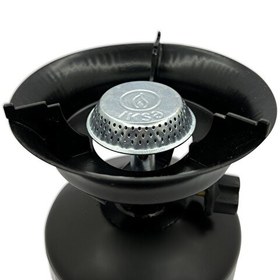 Resim Argeus 203 Siyah Stone Kamp Ocağı ve Çakmak Gazı Seti 