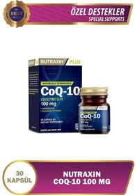 Resim Nutraxin Koenzim Q10 100 Mg Takviye Edici Gıda 30 Yumuşak Kapsül - Coenzym, Coq10 