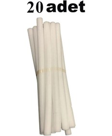 Resim StarMall Süngerli Çubuk 20 Adet Koltuk Örtüsü Sıkıştırma Yerleştirme Aparatı Koltuk Kılıfı 30-35 Cm Beyaz 