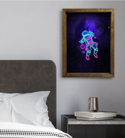 Resim Bk Gift Yatak Odası Konseptli Doğal Masif Ahşap Çerçeveli Tablo 4 (551112056) 