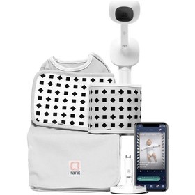 Resim Nanit Pro Akıllı Bebek Kamerası Ve Duvar Aparatı 1080p, Uyku Ve Nefes Takibi, Wi-fi Dedektörler 