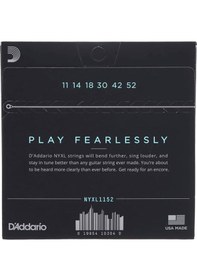 Resim D'addario Nyxl1152 Elektro Gitar Tel Seti. Medıum/Heavy Bottom. N 