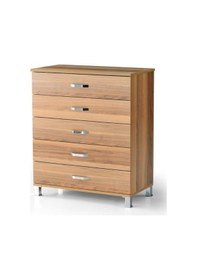 Resim Ekonomik Geniş 5 Çekmeceli Şifonyer 85X45X95Cm (487458655) 