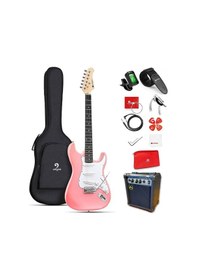 Resim Vangoa Elektro Gitar Seti Pink 