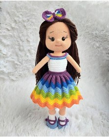 Resim Amigurumi Organik Oyuncak Bebek 29 