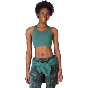 Resim Sweaty Betty Stamina Seamless Sports Kadın Yeşil Fitness Bra 