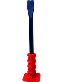 Resim Renkli Çelik Düz Keski Korumalı 30cm.murç 4490 