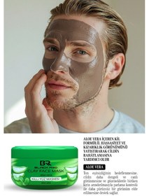 Resim Kil Maskesi Yüz Maskesi Aloe Vera İçerikli Killi Yüz Maskesi - 400g Yüzmask 