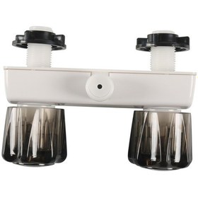 Resim A7616-01 Çift Topuzlu Rv Duş Bataryası Vana Yönlendirici Kahverengi 