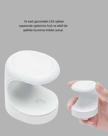 Resim Gld-spt- Protez Tırnak Kurutma Törpü Seti 