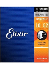 Resim Elixir 010-052 Nanoweb Elektro Gitar Teli 12077 