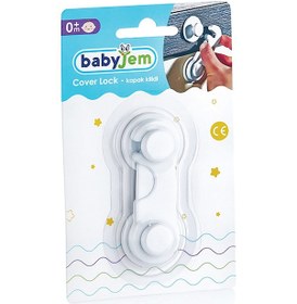 Resim Babyjem Bebek Güvenlik Kapak Kilidi Beyaz Çok Renkli 