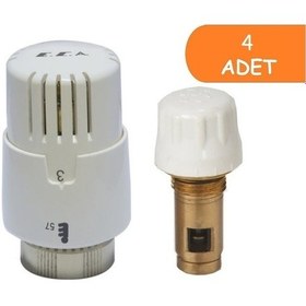 Resim 4 Adet Eca Termostatik Trv4 Kafa Grubu 41,3mm 602120813 