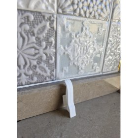 Resim Orsa Yapı Parke Süpürgeliği Pratik Montajı İçin Ara Birleşim Plastik Aparatı (8 cm Süpürgeliğe Uygun) 8 Ad. 