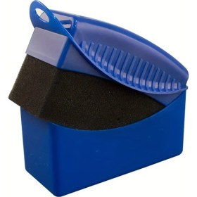 Resim Chenkestoreone Mavi 1 Adet Jant Fırçası Balmumu Kaplama Lastik Ve Köşe Temizleme Sünger Fırçası Pp Malzeme 